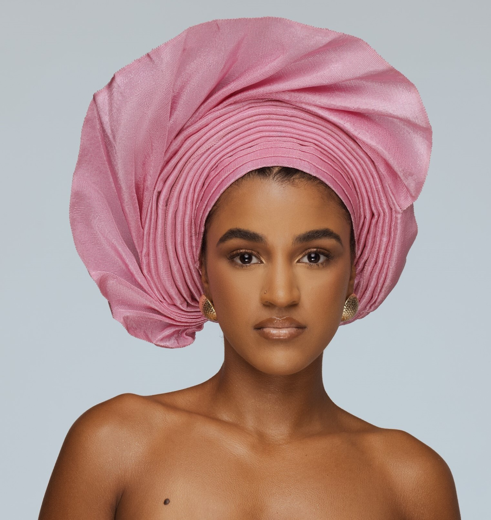 Angelina Swann-African fan gele