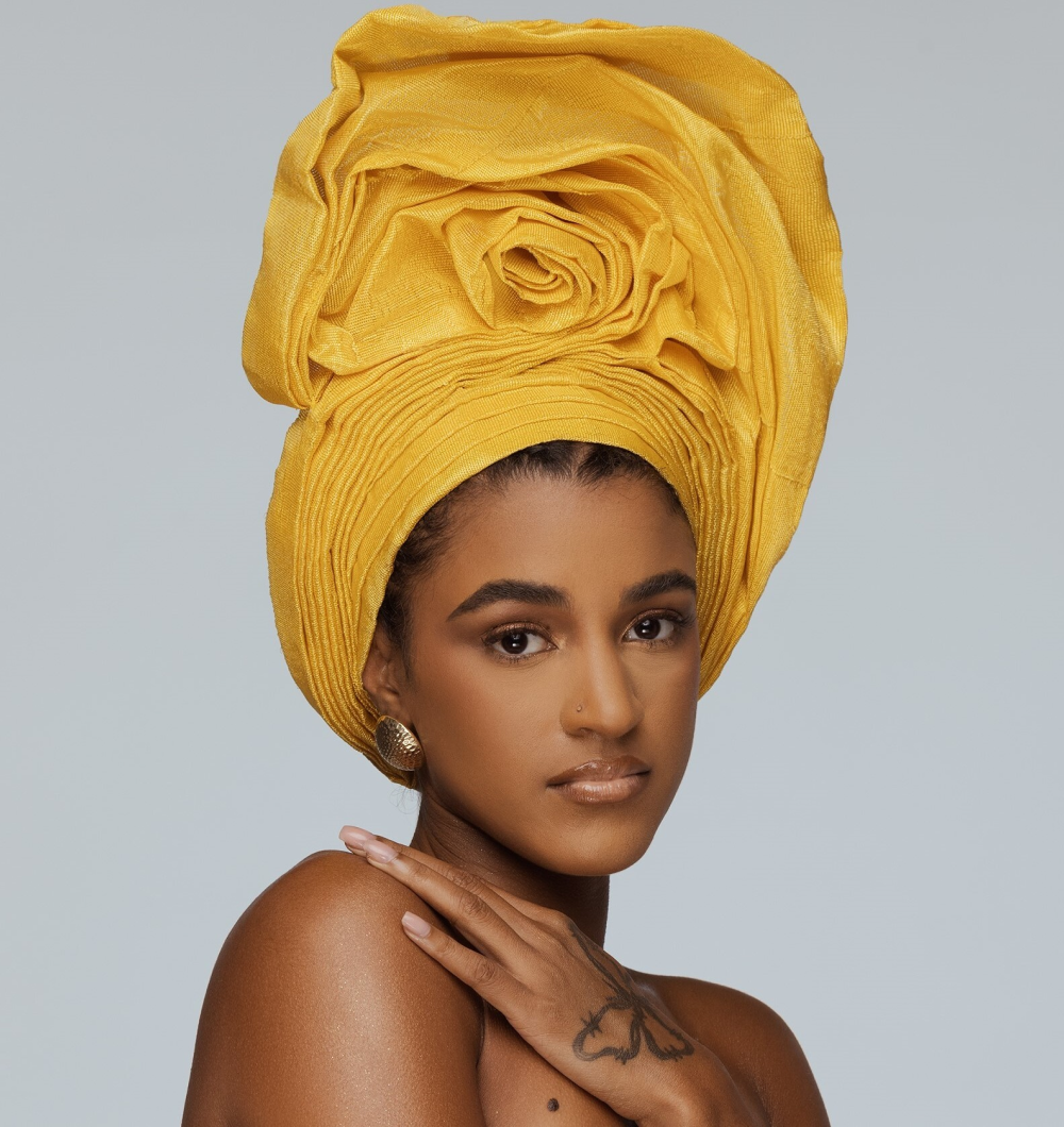 Angelina Swann-Nigerian yellow gele