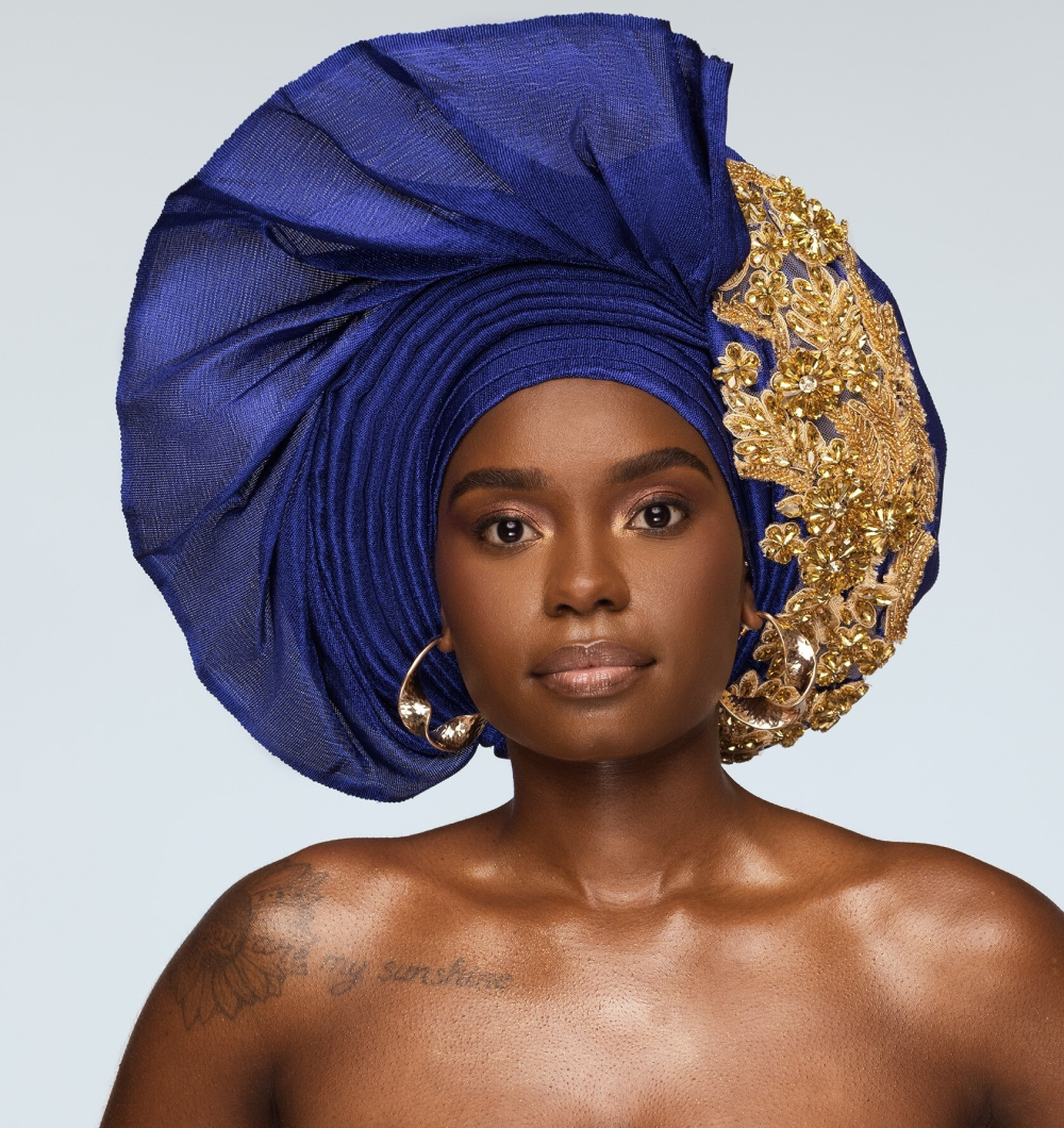 Angelina Swann-Blue crystal gele