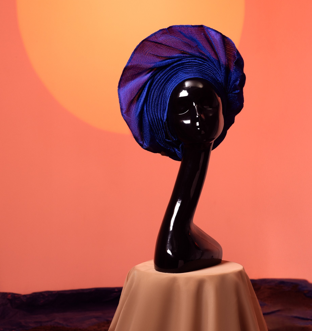gele with twisted style